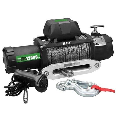 RFX 12000LB WINCH WITH 100FT SYNTHETIC ROPE