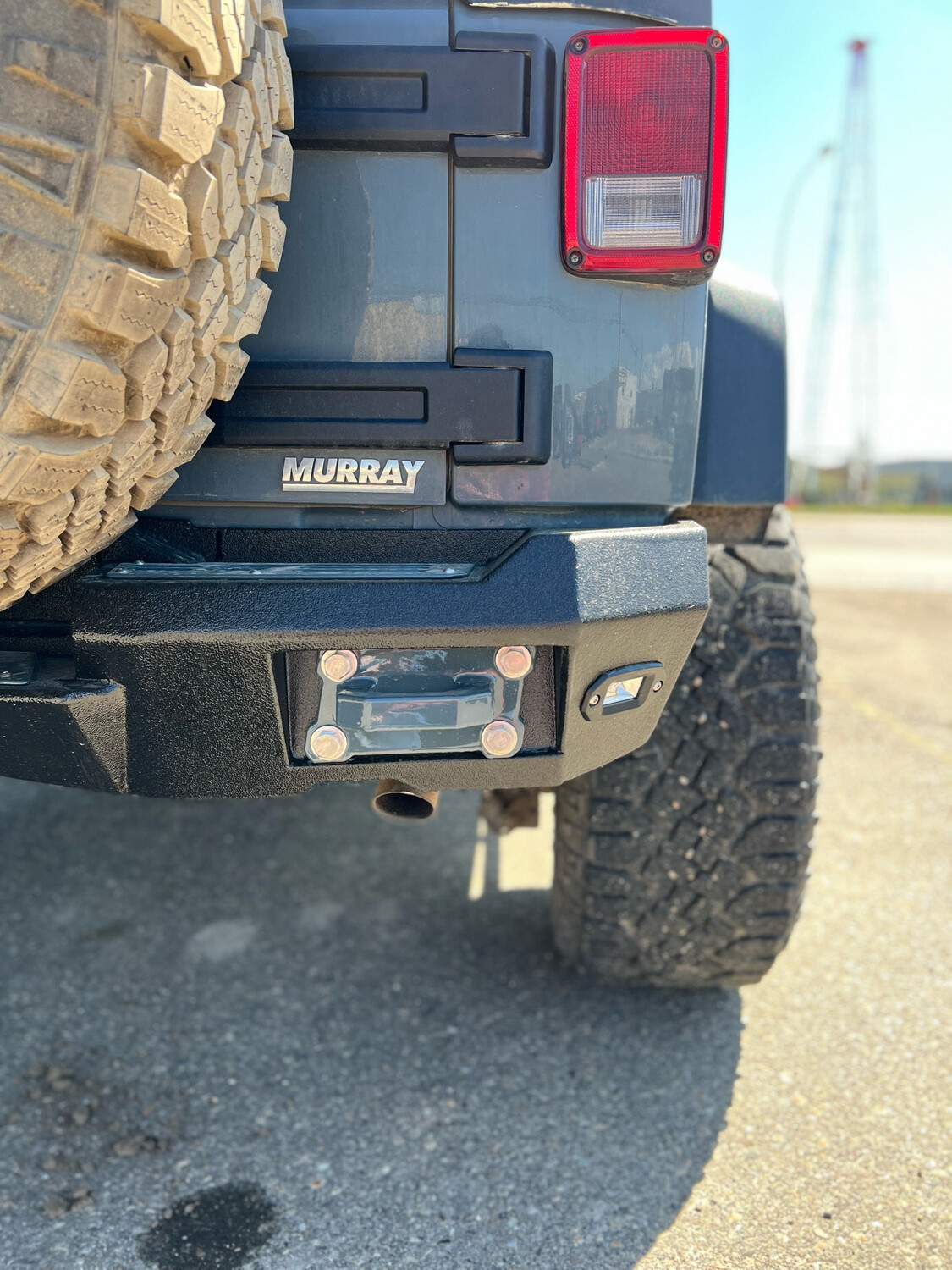 REAR BUMPER JEEP WRANGLER RUBICON JK 2007-2018