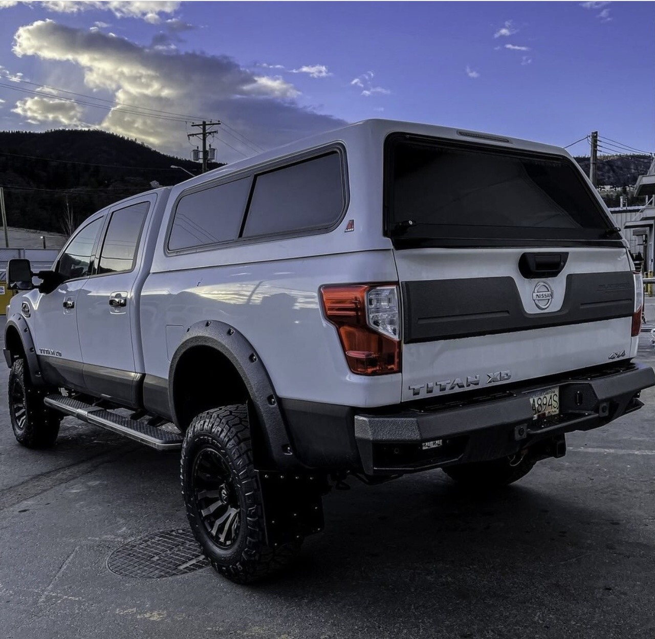 REAR BUMPER NISSAN TITAN 2016-2020