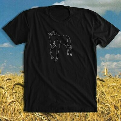 HORSE #1 black shirt