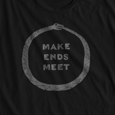 MAKE ENDS MEET black tee