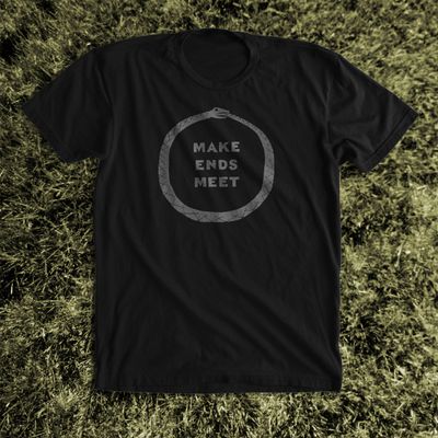 MAKE ENDS MEET black tee