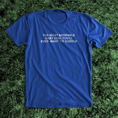 BABY SEAL blue tee