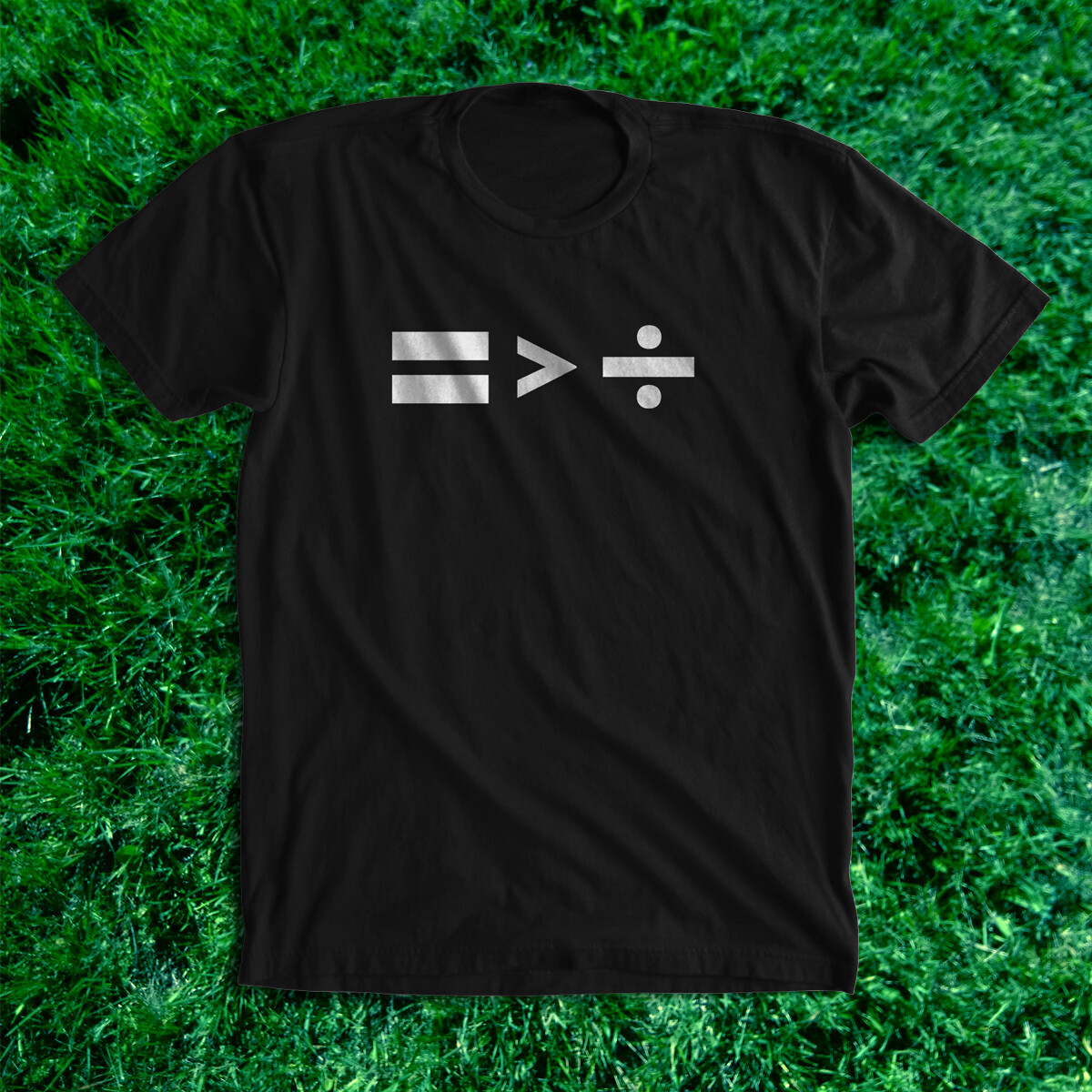 GREATER THAN - black tee