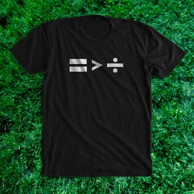 GREATER THAN - black tee
