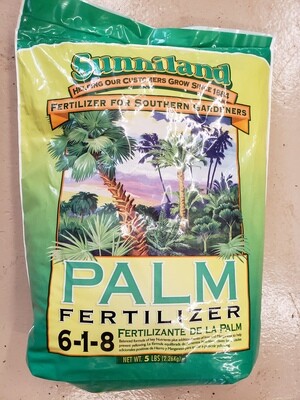 Sunniland Palm fertilizer 6-1-8