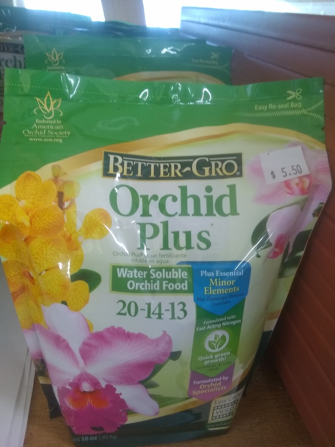 Better-Gro Orchid Plus 16oz 20-14-13 Water-Soluble