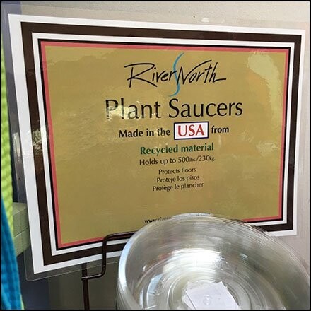 Rivernorth Recycled Plastic Plant Saucers