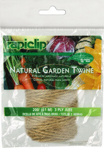 RapiClip Natural Garden Twine 200'