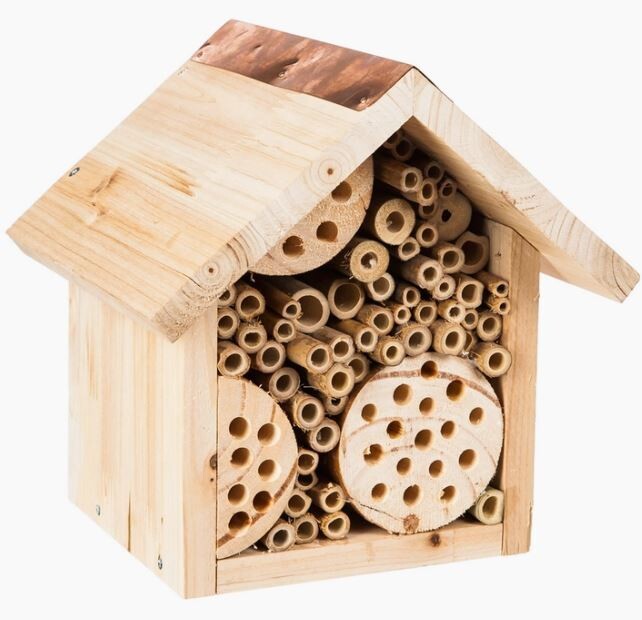 Evergreen Bee House w/Brass Top