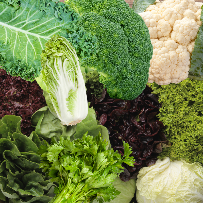 Greens, Cauliflower Okra Broccoli Southern Exposur