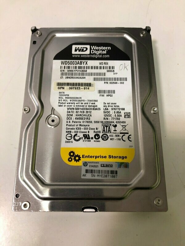 Disco duro WD 500GB