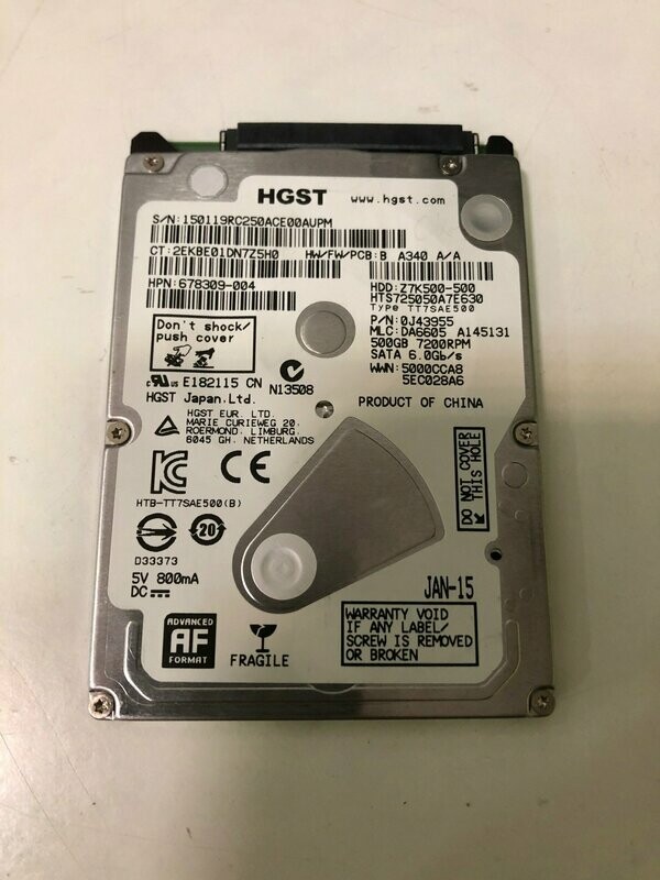 Disco duro HGST  500GB