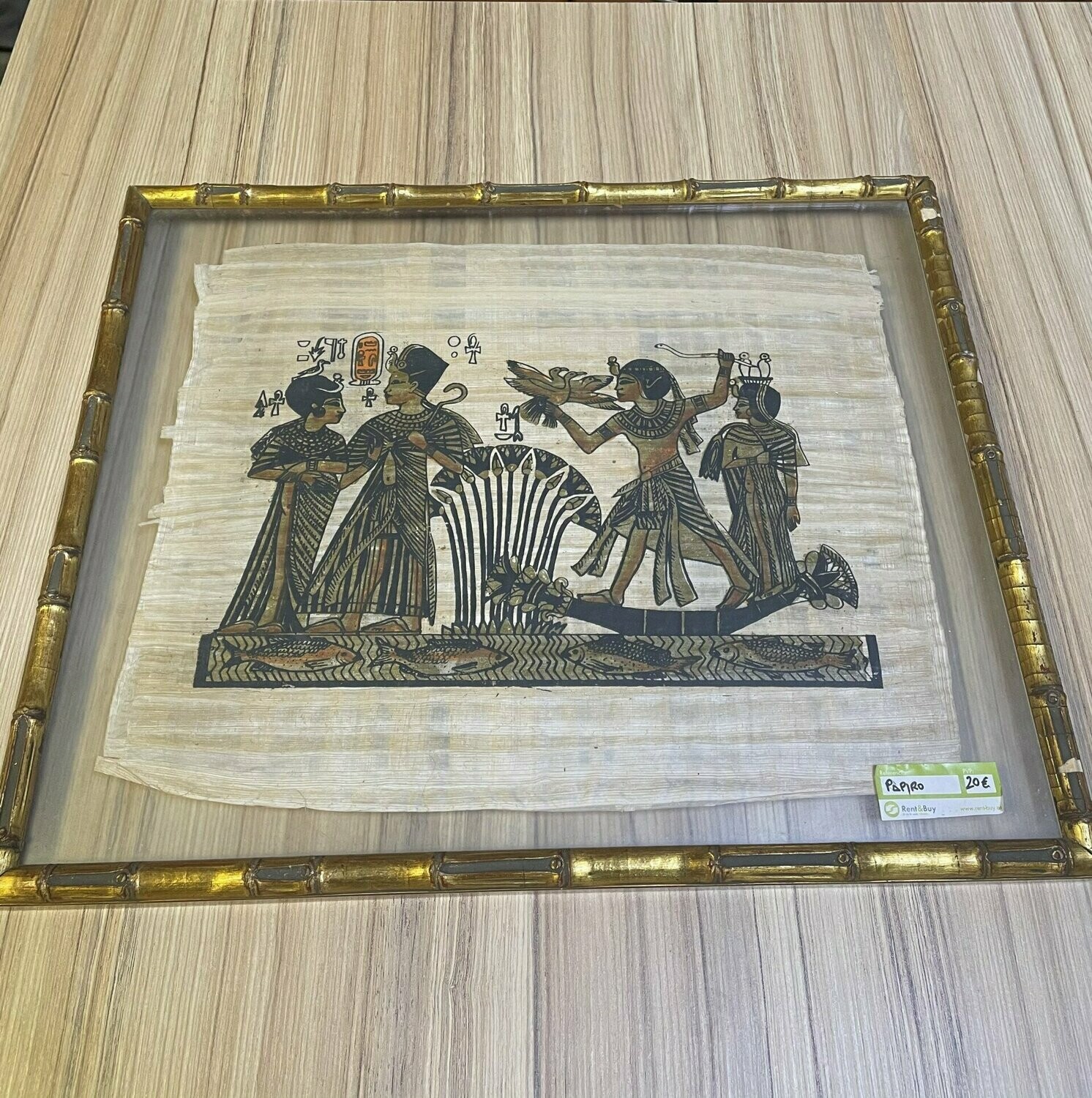 Mi Arte Cuanto Tarda En Llegar Cuadro Papiro egipcio