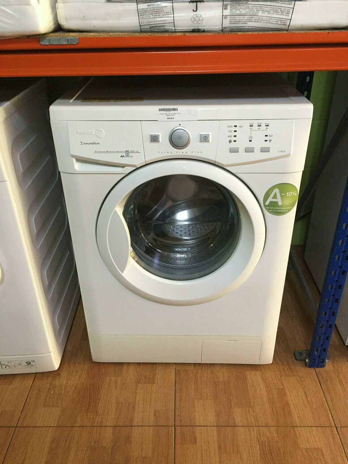 Lavadora Favor 8KG A+