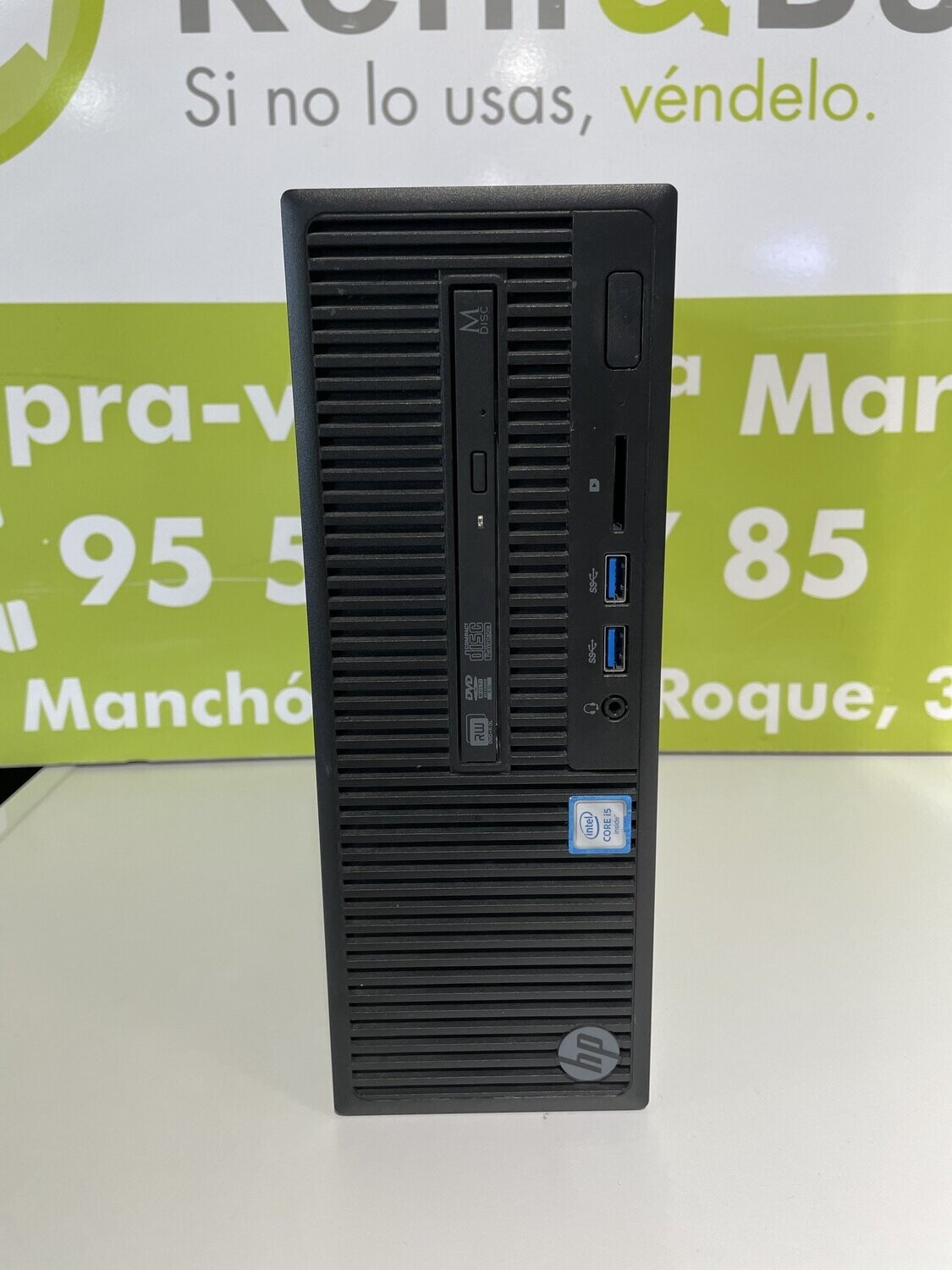 Torre PC HP 280 G2 i5 8GB RAM 250SSD
