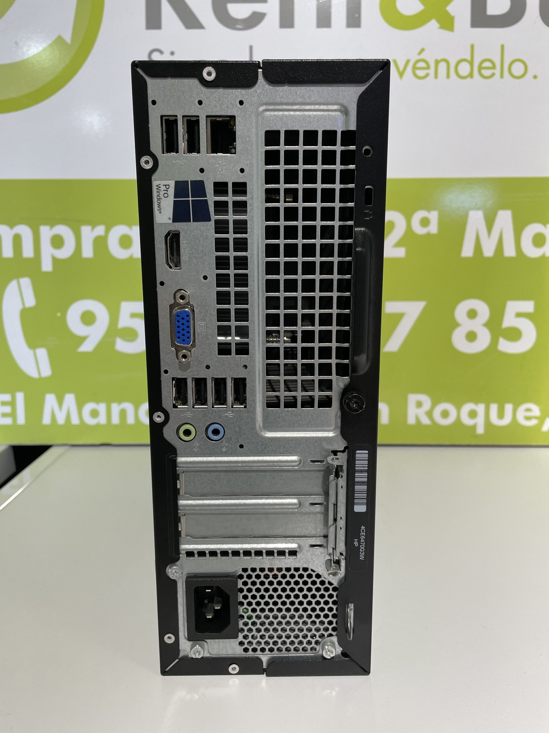 Torre PC HP 280 G2 i5 8GB RAM 250SSD