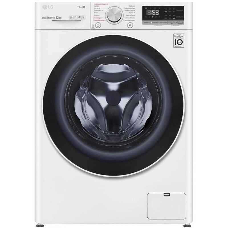 LAVADORA LG F4WV5012S0W 12kg