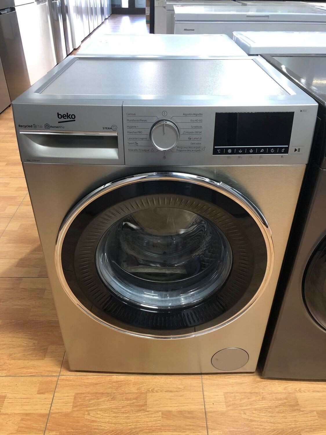 LAVADORA BEKO B3WFT58220X 8KG 1200 RPM