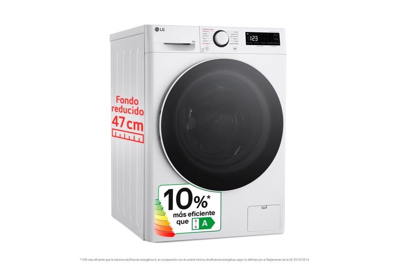 Lavadora LG F2WR5S09A0W 9KG