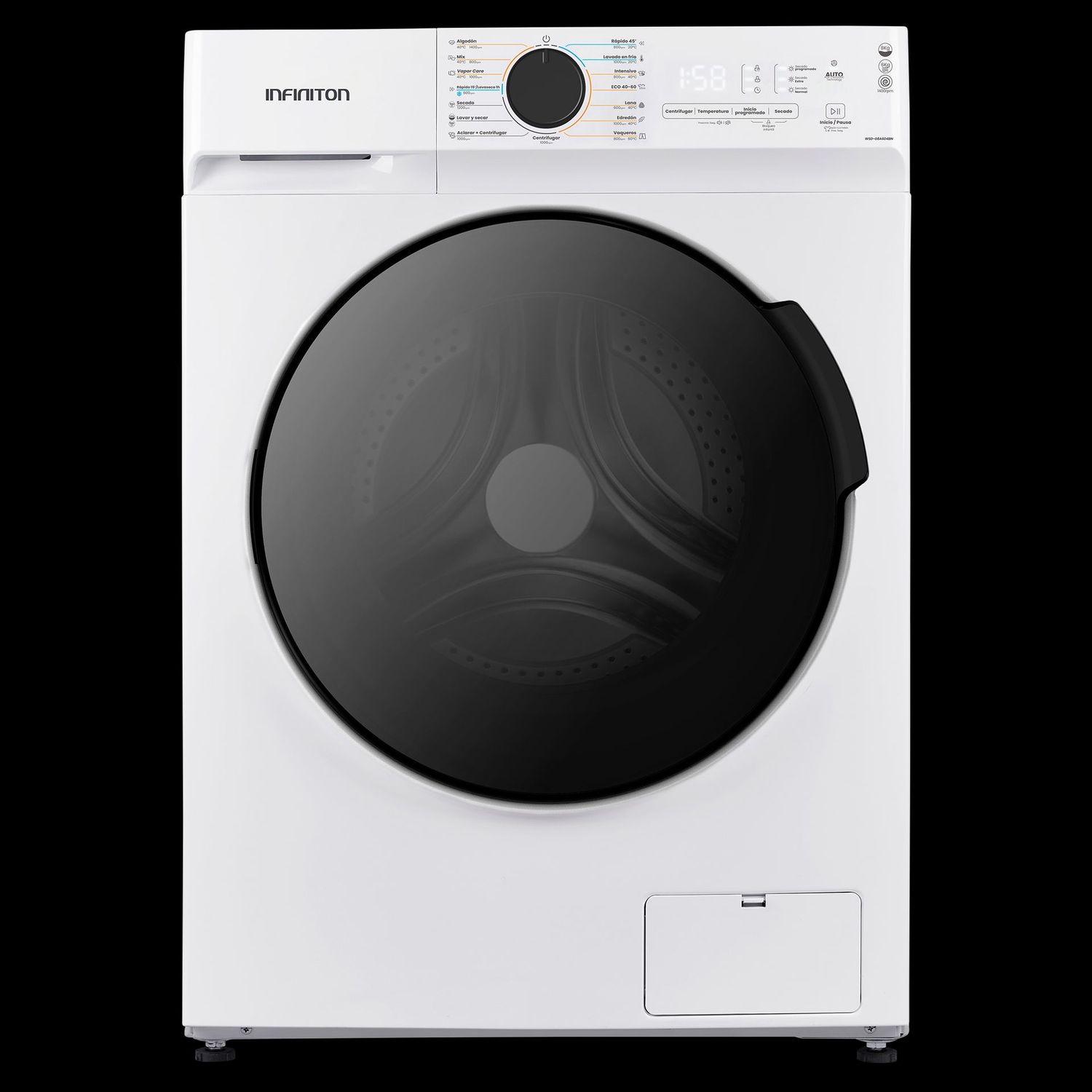 LAVASECADORA INFINITON WSDG8A6D4BN 8/6KG