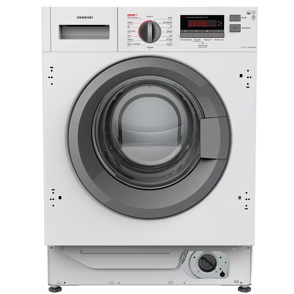 LAVASECADORA INTEGRABLE INFINITON  WSDB695 8+6KG