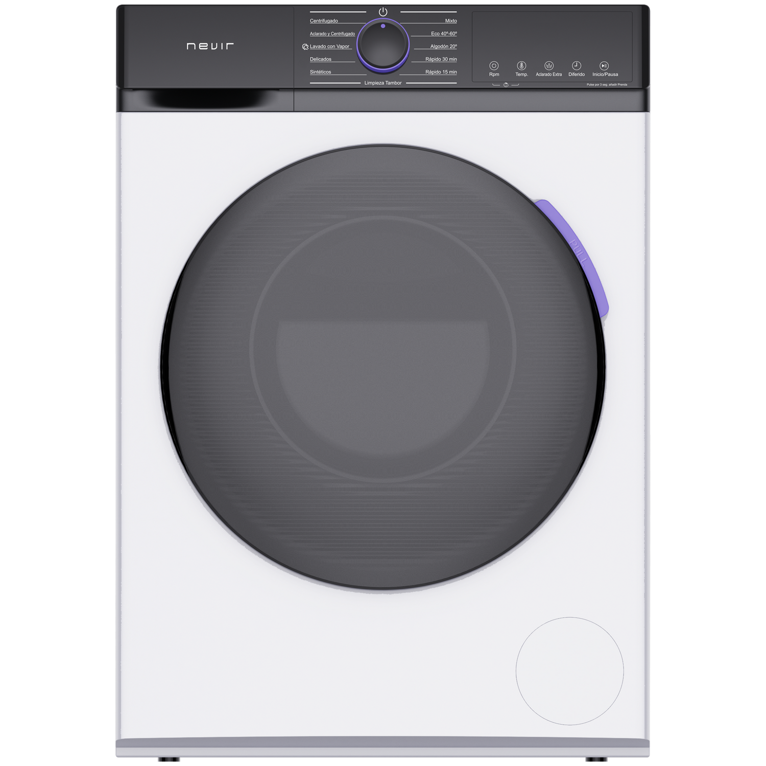 LAVADORA NEVIR NVR-WMFL1260INA-BC 6KG A