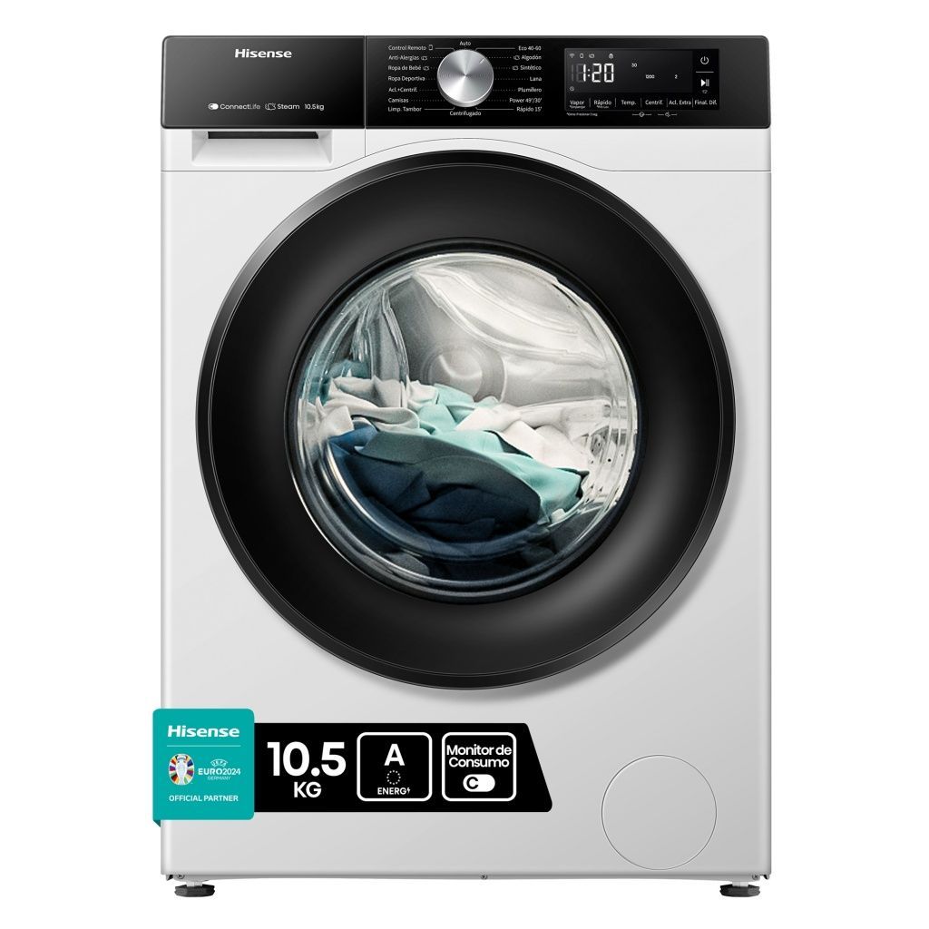 Lavadora Hisense WF3S1043BW3 10,5KG