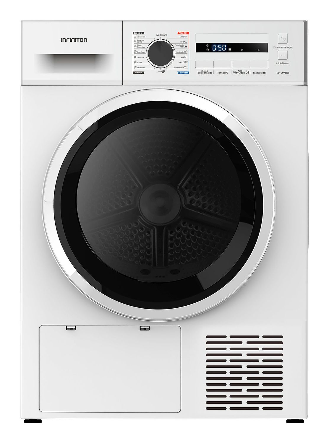 SECADORA BOMBA CALOR INFINITON SDBC7EWL 7KG SECADORA BOMBA CALOR INFINITON SDBC7EWL 7KG