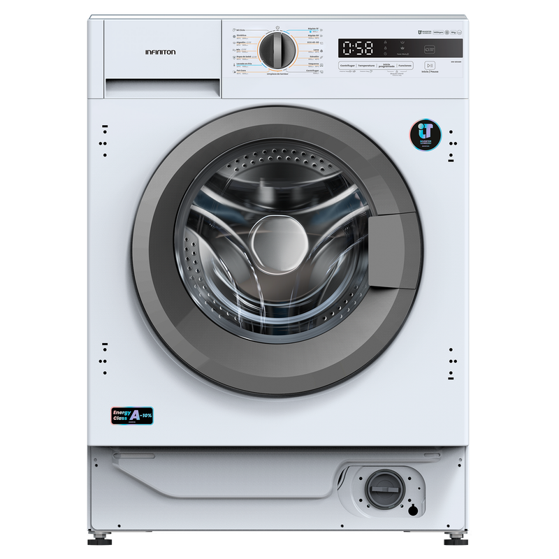 LAVADORA INTEGRABLE INFINITON WMB84ABN  A 8 KG