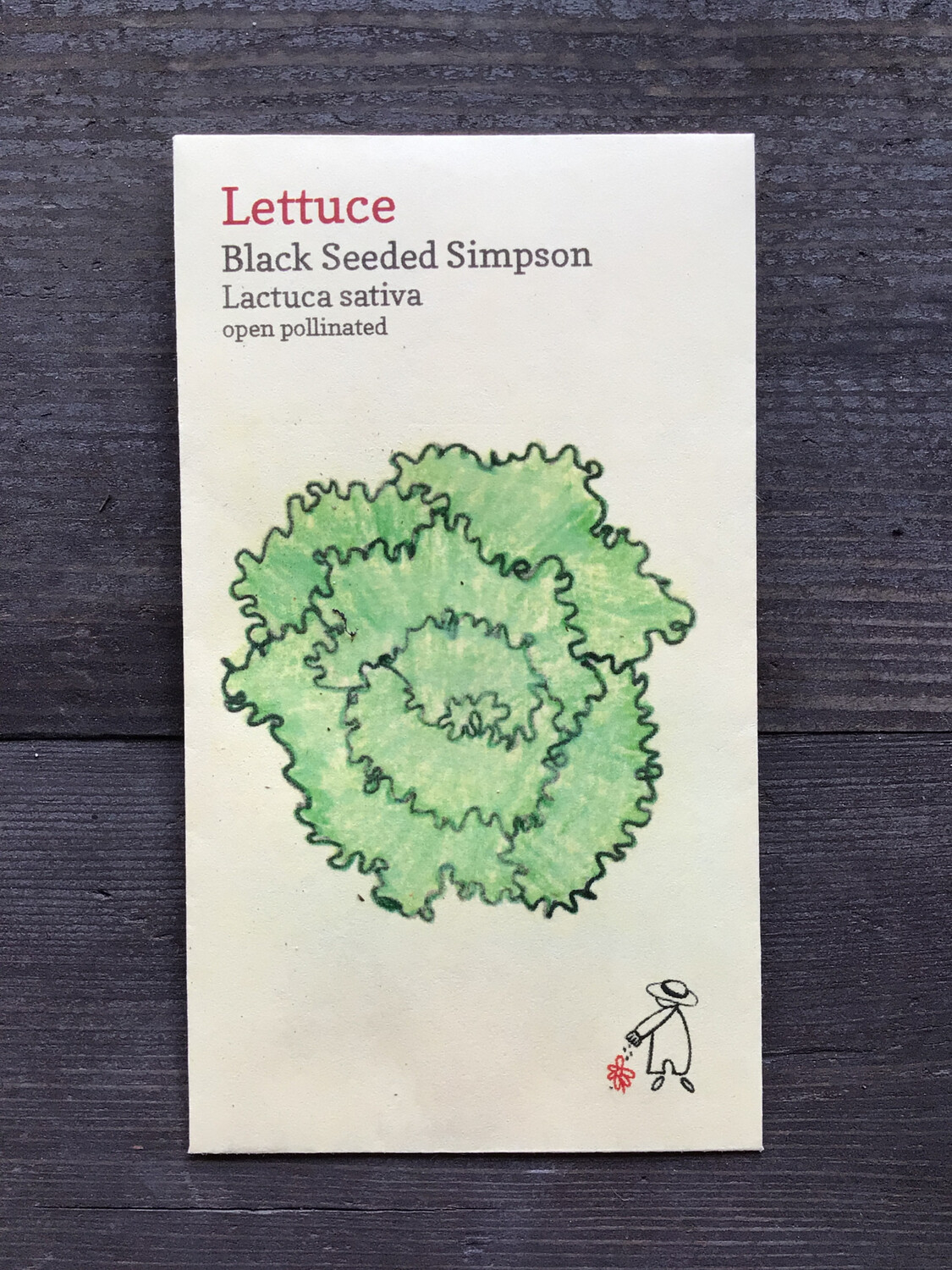 Black Seeded Simpson Lettuce Seeds