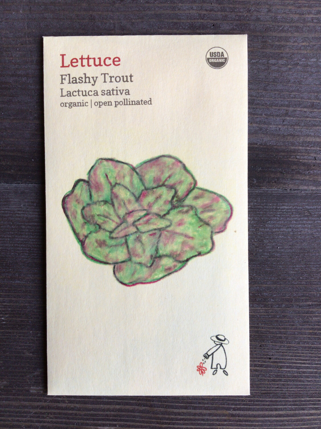 Flashy Trout Lettuce Seeds