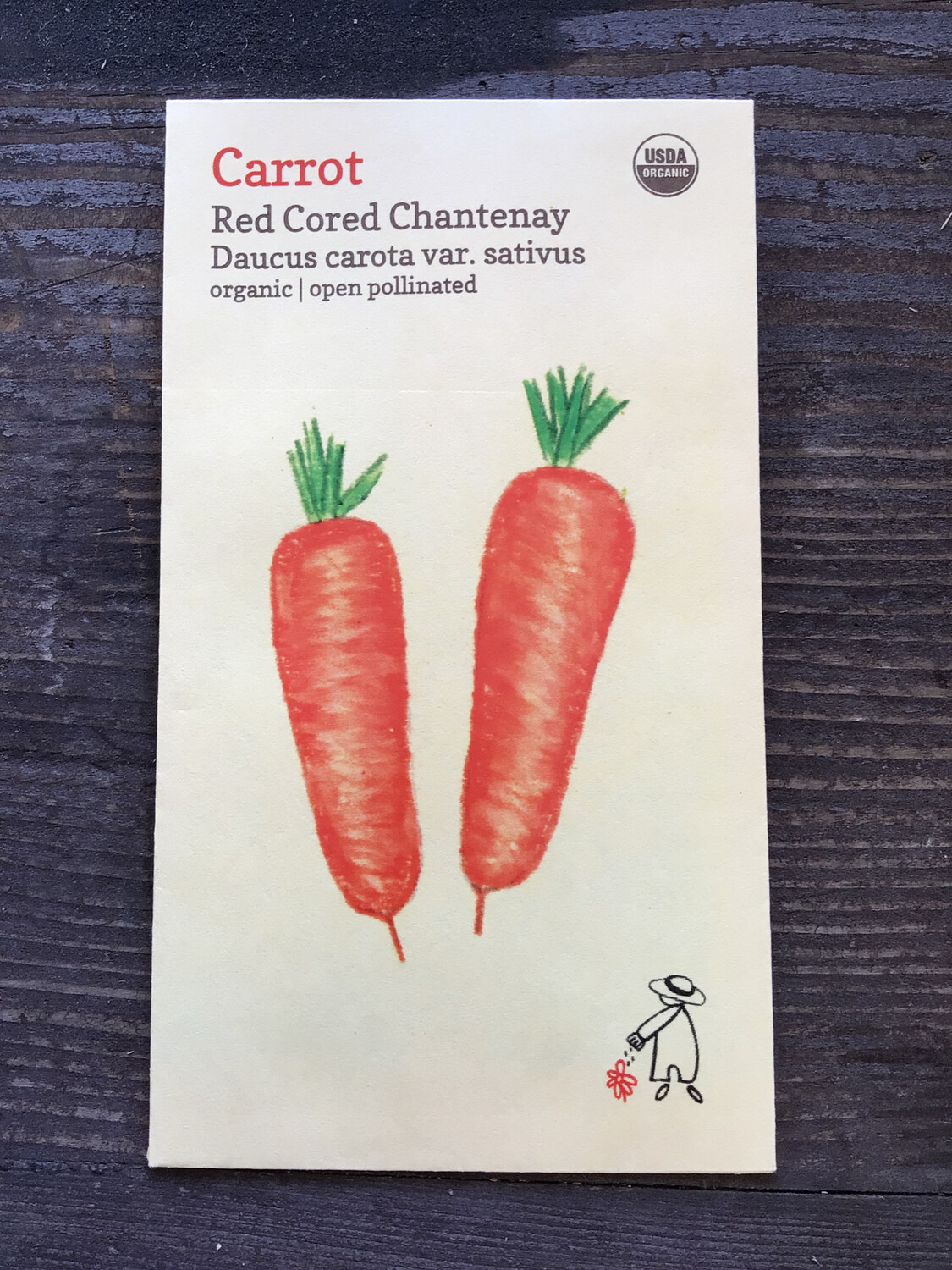 Red Cored Chantenay Carrot Seeds