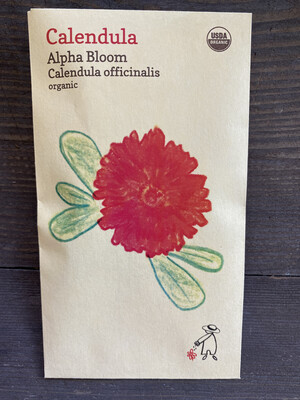 Brilliant Orange Calendula Seeds OG