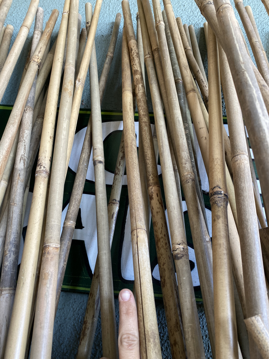 Natural Bamboo Stakes - 8&#39; x 3/4&#39;&#39;