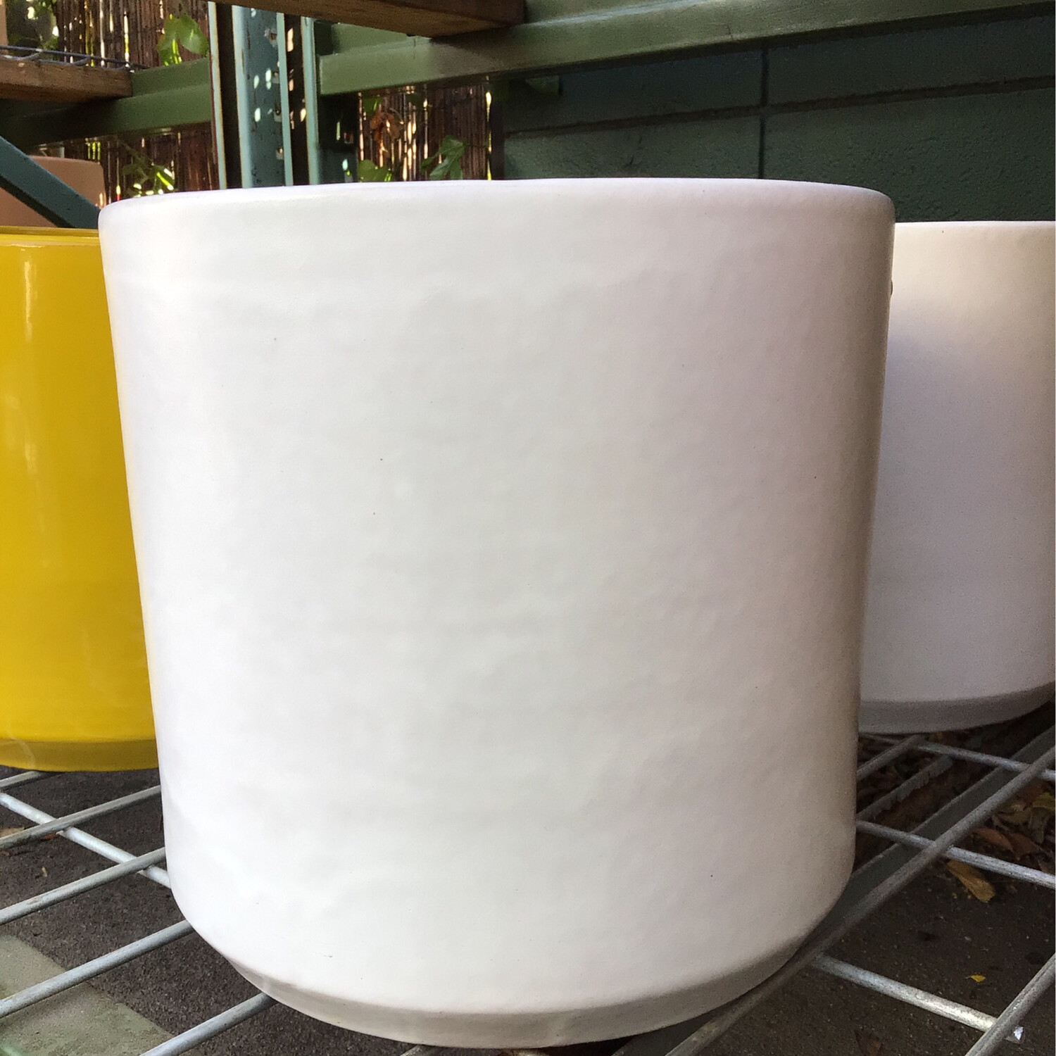 Deep Cylinder - Glazed - 10&quot; MATTE WHITE
