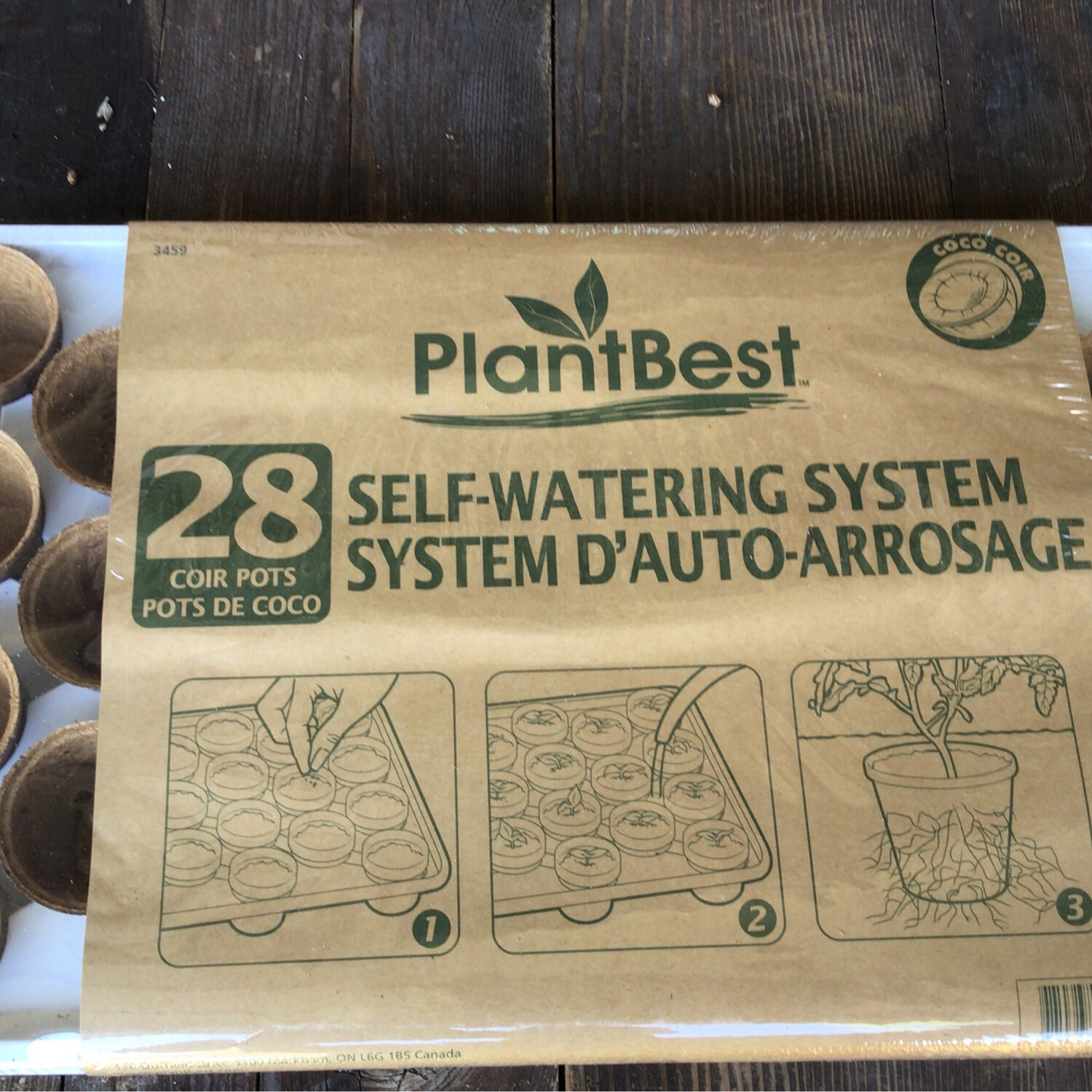 PlantBest - Self-watering System w/ 28 Coir Pots