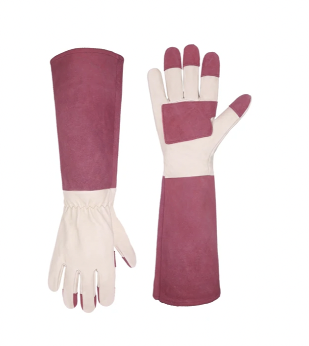 HANDLANDY (L) Leather Rose Gloves