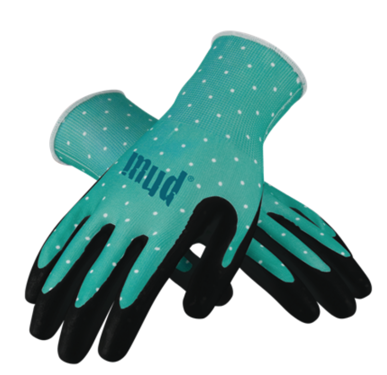 Mud Gloves -Polka grip (POOL) - SML