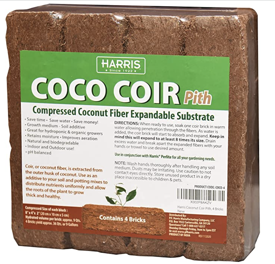 Harris Coco Coir Pith - 4 bricks