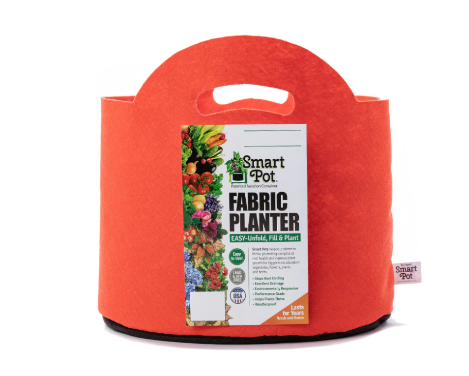 Smart Pot - 3G Mandarin Orange w/ Handle
