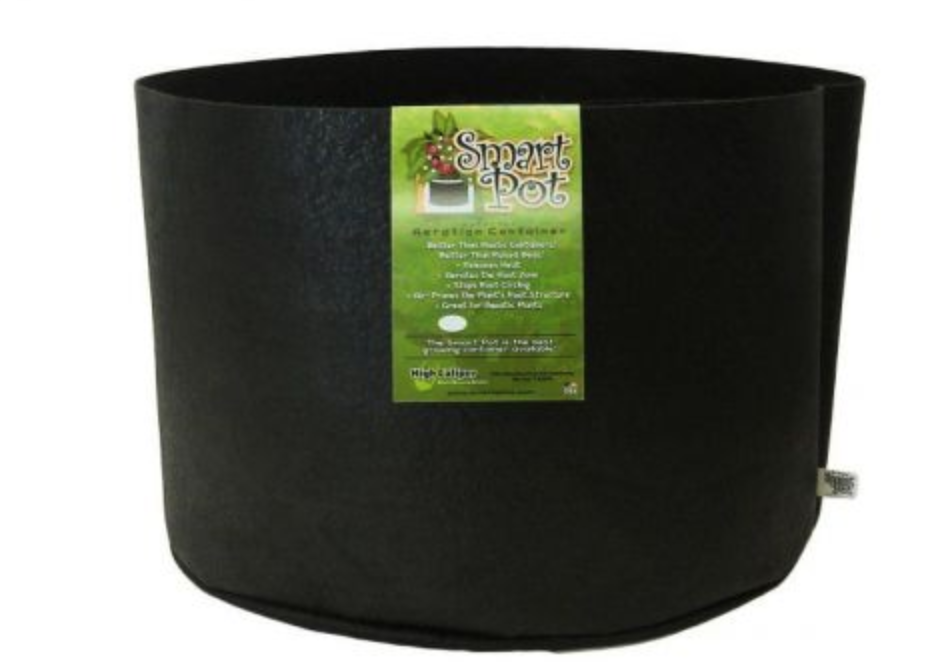 Smart Pot #15 - Black (No Handles)