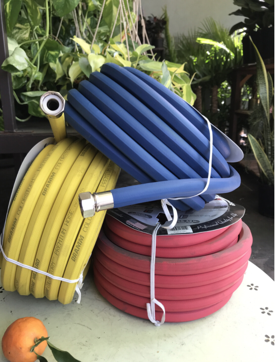 Dramm Rubber Hose YELLOW  - 50&#39;