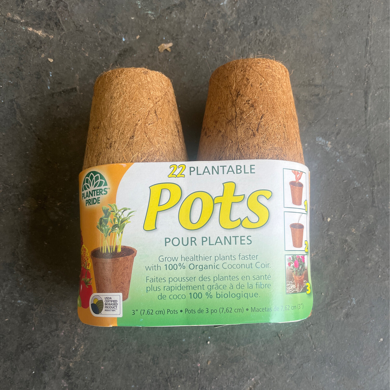 Planter&#39;s Pride 3&quot; Coir Pots - 22 ct