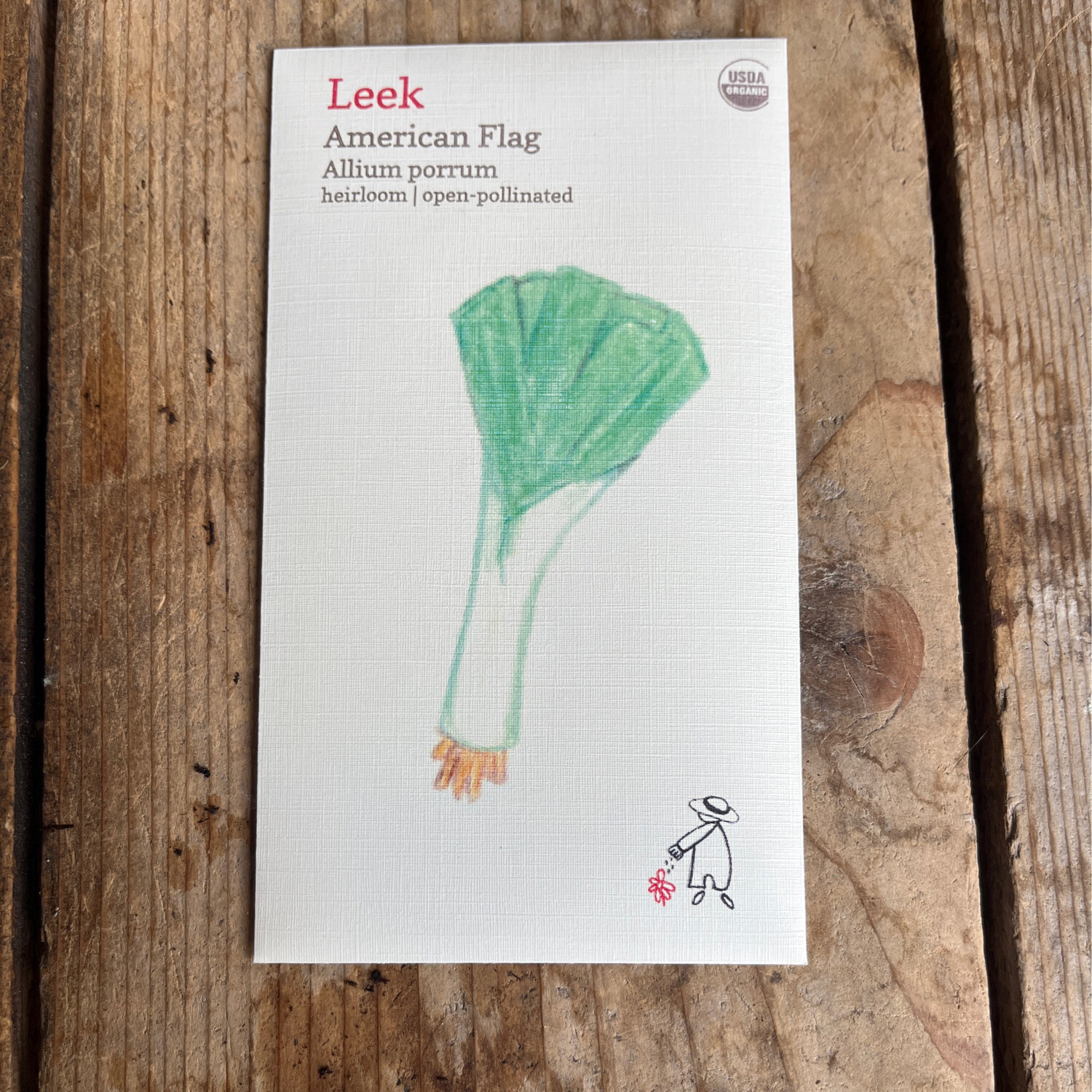 American Flag Leek Seeds