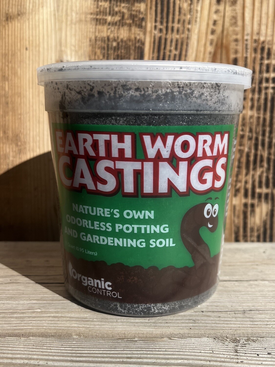 Organic Control Earthworm Castings - 1qt