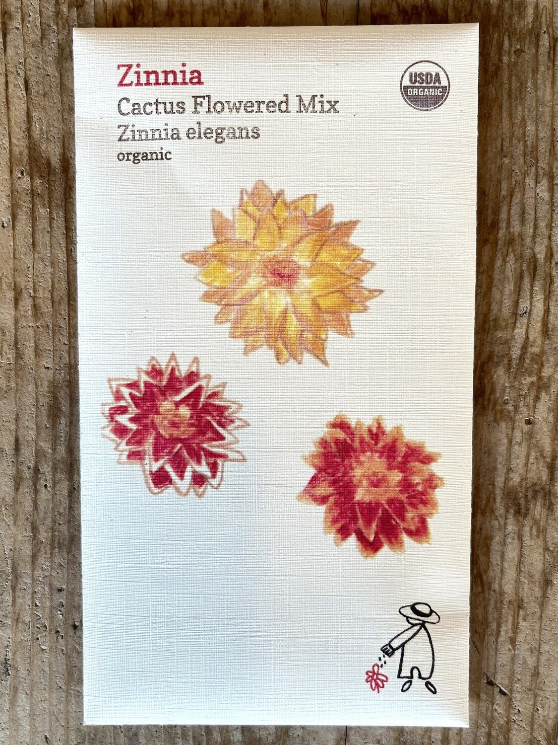 Zinnia Cactus Flowered Mix Seed