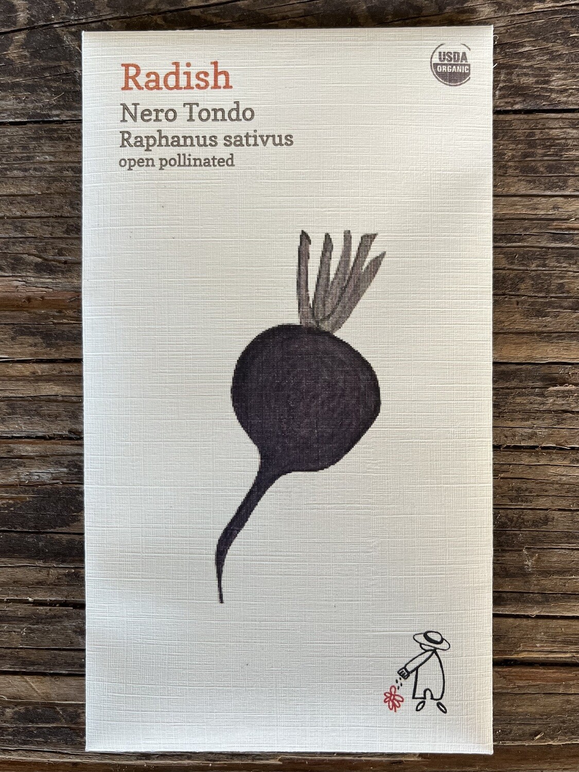 Nero Tondo Radish Seeds