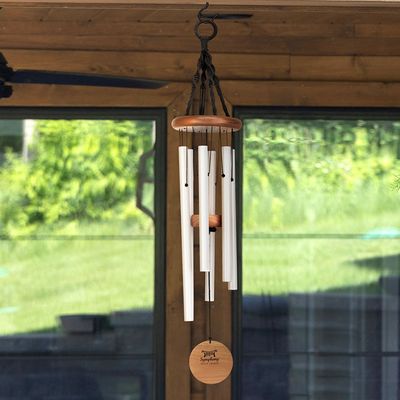 24&quot; Nordic Habitat Wind Chime WHITE