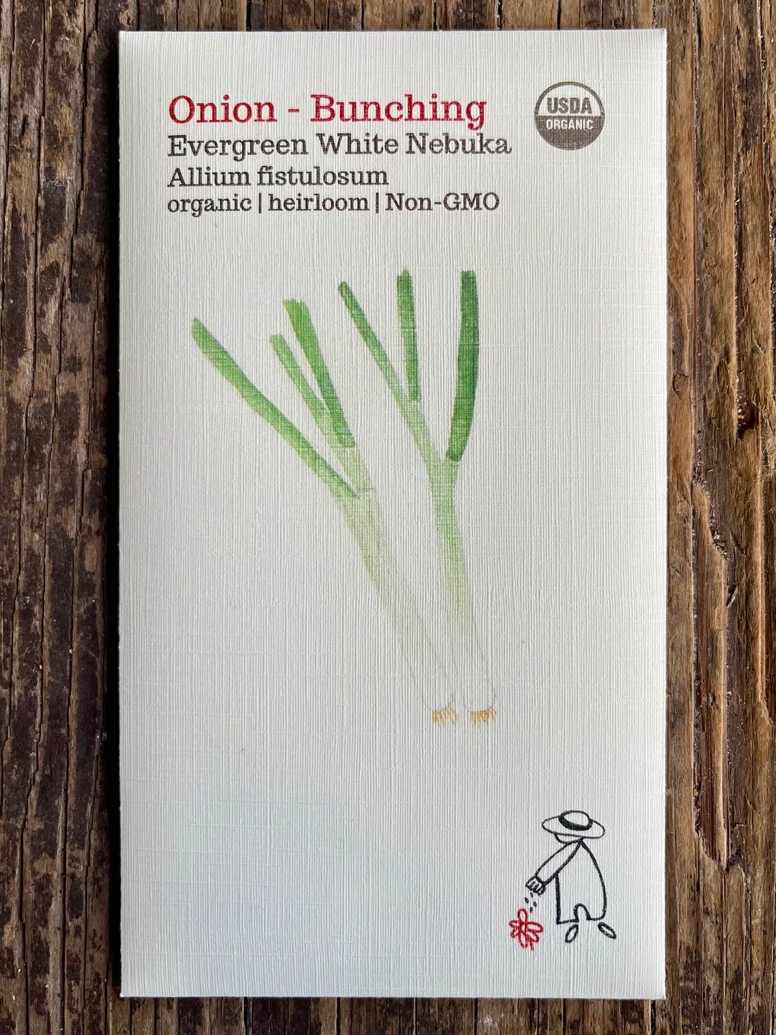 Evergreen White Nebuka Bunching Onion Seeds